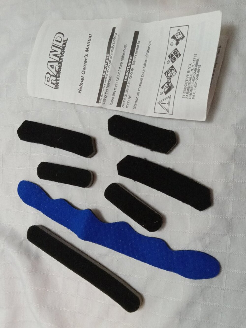 Sports helmet extra paddings RAND INTERNATIONAL